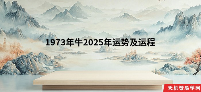 1973年牛2025年运势及运程