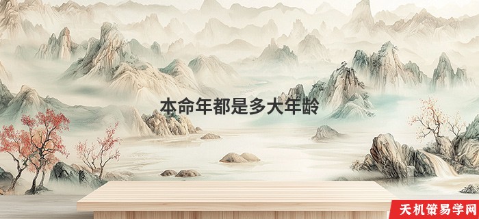 本命年都是多大年龄