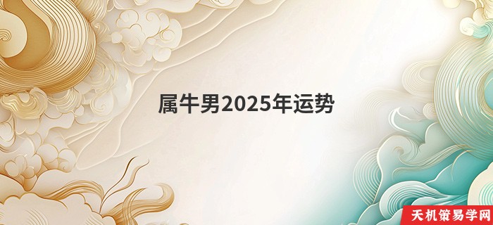 属牛男2025年运势