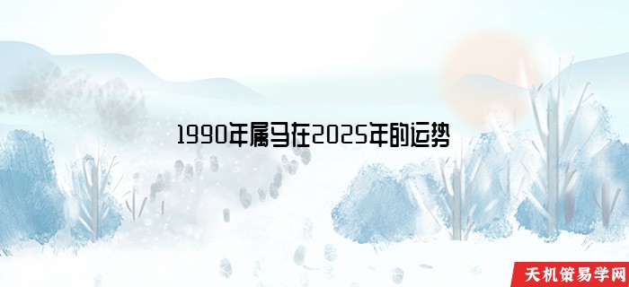 1990年属马在2025年的运势