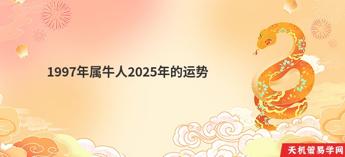 1997年属牛人2025年的运势
