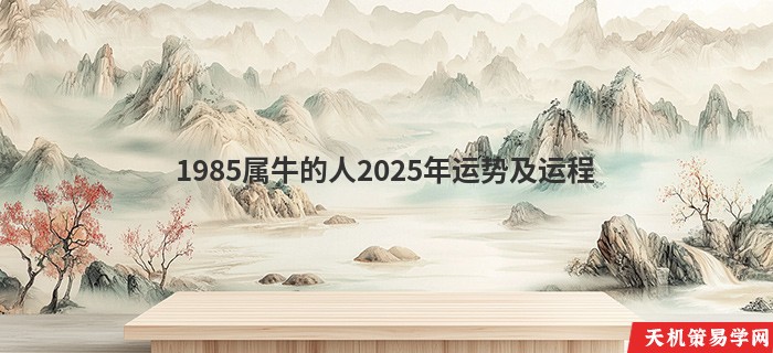 1985属牛的人2025年运势及运程
