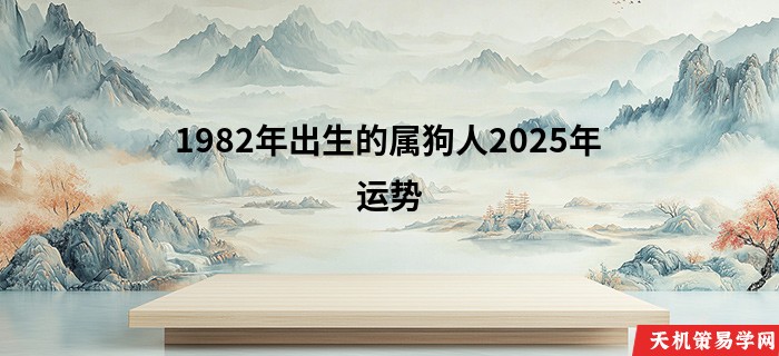 1982年出生的属狗人2025年运势