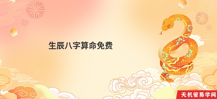 生辰八字算命免费
