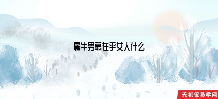 属牛男蕞在乎女人什么