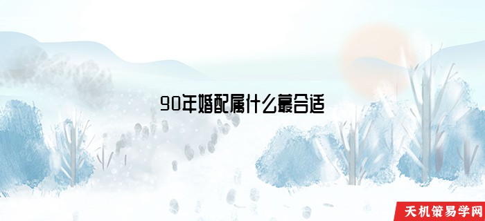 90年婚配属什么蕞合适