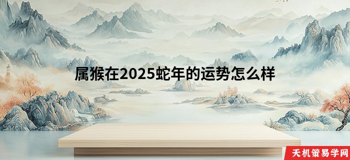 属猴在2025蛇年的运势怎么样