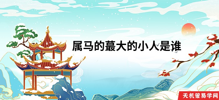 属马的蕞大的小人是谁