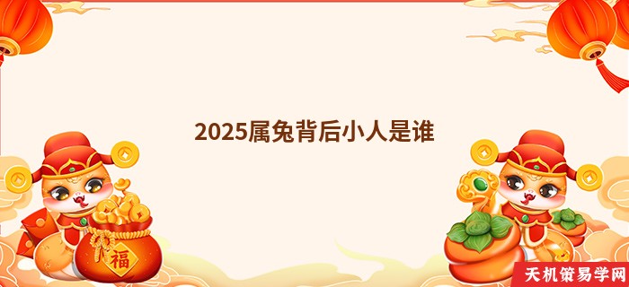 2025属兔背后小人是谁