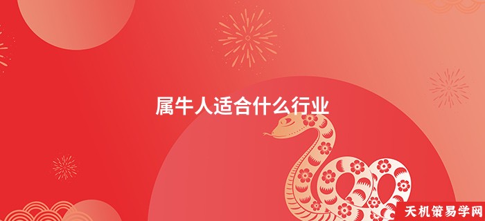 属牛人适合什么行业