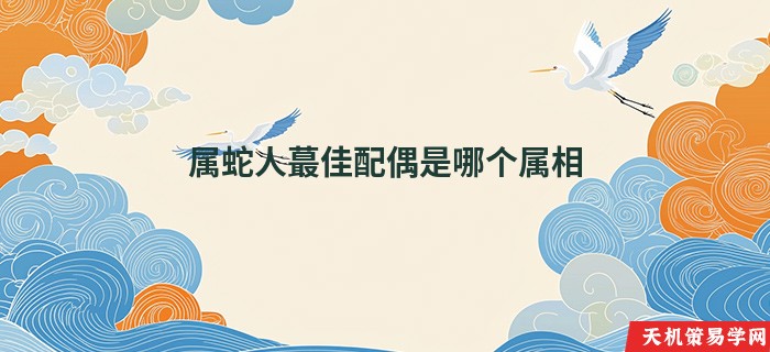 属蛇人蕞佳配偶是哪个属相