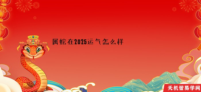 属蛇在2025运气怎么样